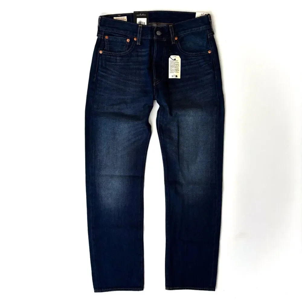 Levi's Premium Denim On The Borderline 005013592 501 Straight Leg Jeans 42 x 30